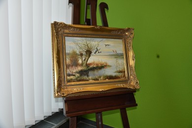 Wildenten über dem Moorsee, Kattinger, 1938