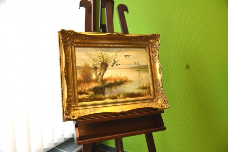 Wildenten über dem Moorsee, Kattinger, 1938