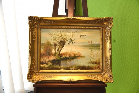 Wildenten über dem Moorsee, Kattinger, 1938