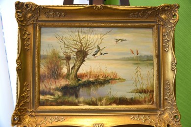 Wildenten über dem Moorsee, Kattinger, 1938