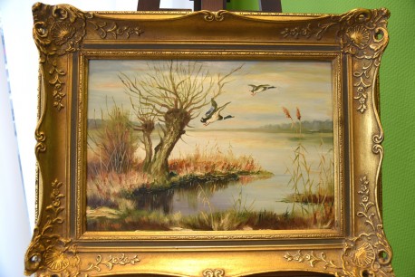 Wildenten über dem Moorsee, Kattinger, 1938