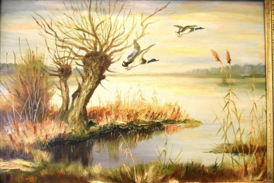 Wildenten über dem Moorsee, Kattinger, 1938