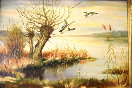 Wildenten über dem Moorsee, Kattinger, 1938