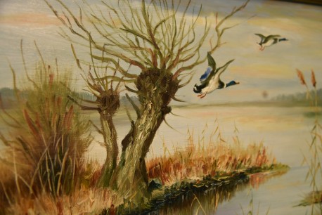 Wildenten über dem Moorsee, Kattinger, 1938