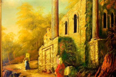 Zerstörter Tempel, Pascal, 1890