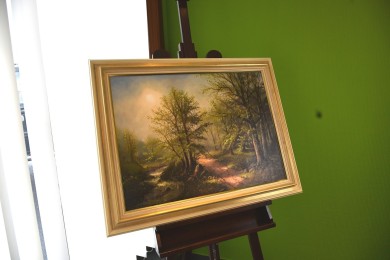 Waldweg am Bach, Helmut Kips, 1967