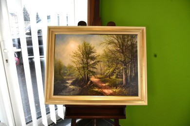 Waldweg am Bach, Helmut Kips, 1967