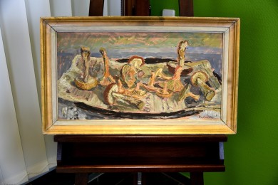 Stillleben mit Pilzen, Sven Olof Rosén, 1941