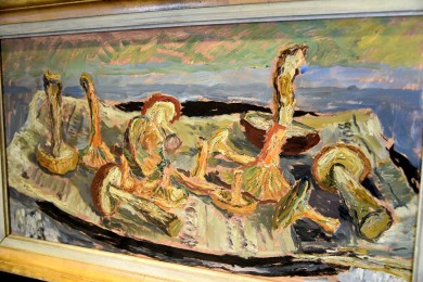 Stillleben mit Pilzen, Sven Olof Rosén, 1941