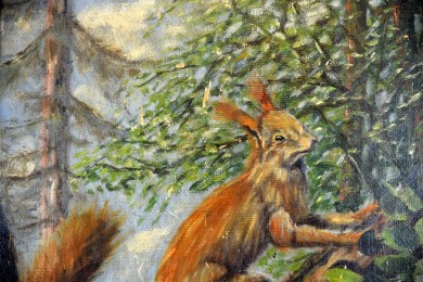 Der Eichkater im Geäst, Kutz, 1948