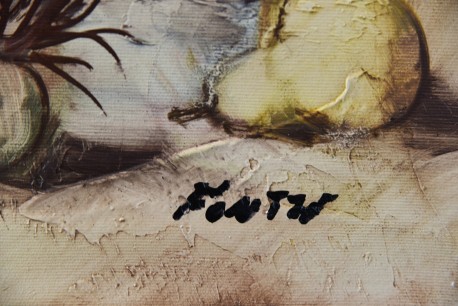 Pilze & Gemüse, Stillleben, Fauth, 1991