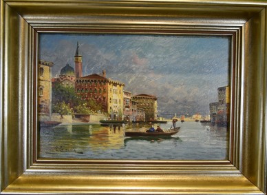 Venedig im Sommer am Kanal de Grande, L. Eiserth, 1933