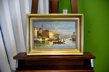 Venedig im Sommer am Kanal de Grande, L. Eiserth, 1933