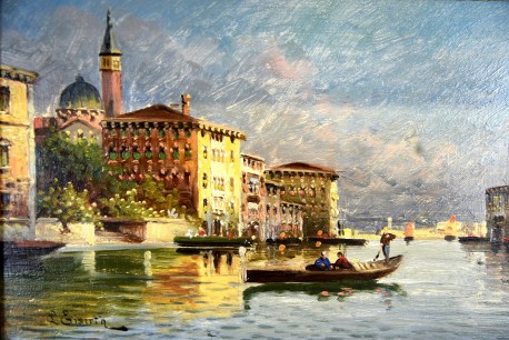 Venedig im Sommer am Kanal de Grande, L. Eiserth, 1933