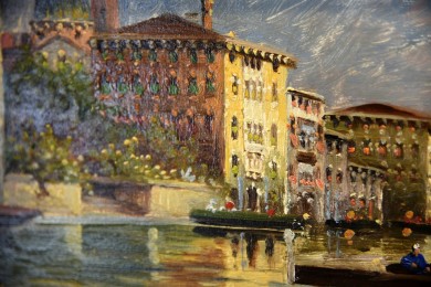 Venedig im Sommer am Kanal de Grande, L. Eiserth, 1933