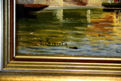 Venedig im Sommer am Kanal de Grande, L. Eiserth, 1933