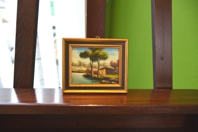 Das Haus am See im Sommer, Miniatur, 1978