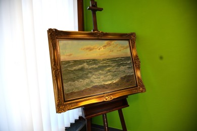 Tosende See, Gischt in der Brandung, Patrick von Kalckreuth, 1923