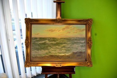 Tosende See, Gischt in der Brandung, Patrick von Kalckreuth, 1923