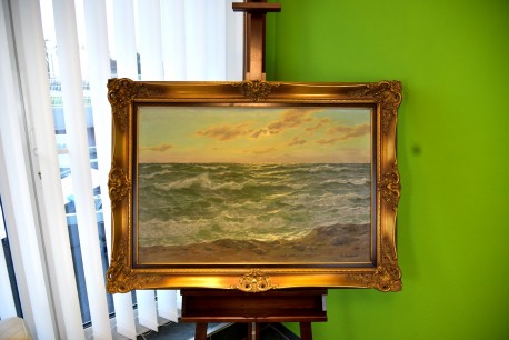 Tosende See, Gischt in der Brandung, Patrick von Kalckreuth, 1923