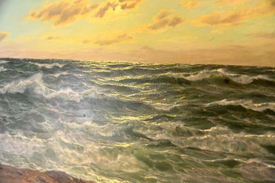 Tosende See, Gischt in der Brandung, Patrick von Kalckreuth, 1923