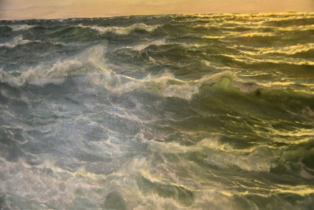 Tosende See, Gischt in der Brandung, Patrick von Kalckreuth, 1923