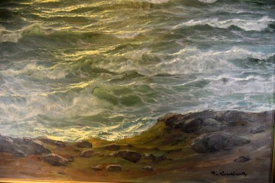 Tosende See, Gischt in der Brandung, Patrick von Kalckreuth, 1923