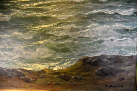 Tosende See, Gischt in der Brandung, Patrick von Kalckreuth, 1923