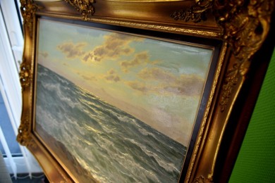 Tosende See, Gischt in der Brandung, Patrick von Kalckreuth, 1923