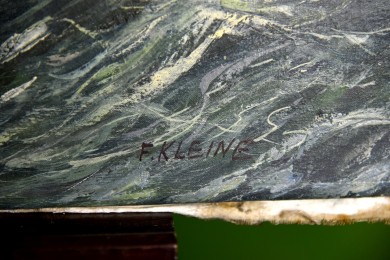 3-Master Segelschiff auf hoher See, F. Kleine, 1904