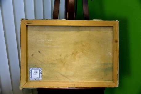 3-Master Segelschiff auf hoher See, F. Kleine, 1904