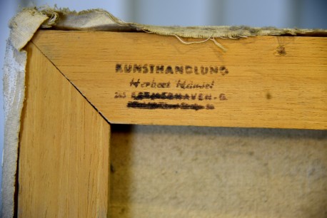 3-Master Segelschiff auf hoher See, F. Kleine, 1904