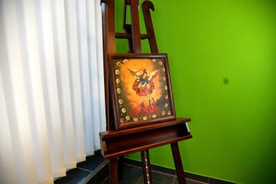 Engel und Teufel, unsigniert, 1910