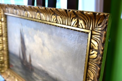 Fischer, Segler und Kutter auf hoher See bei schlechtem Wetter, Schittch, 1830