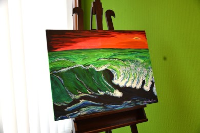 Grüne Wellen (GREEN OCEAN), René Schumann, 2018