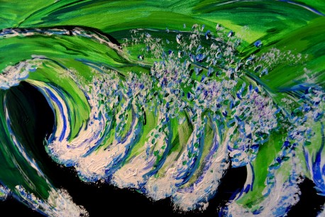 Grüne Wellen (GREEN OCEAN), René Schumann, 2018