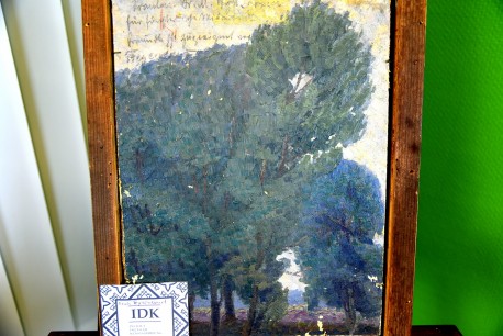 Zerstörte Kirche, Erich Feyerabend, 1915