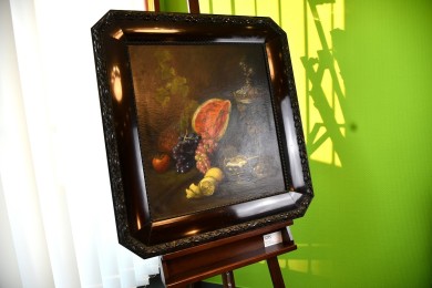 Früchte im Dunklen, Stillleben, Walter Graf von Looz-Corswarem, 1897