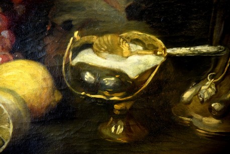 Früchte im Dunklen, Stillleben, Walter Graf von Looz-Corswarem, 1897