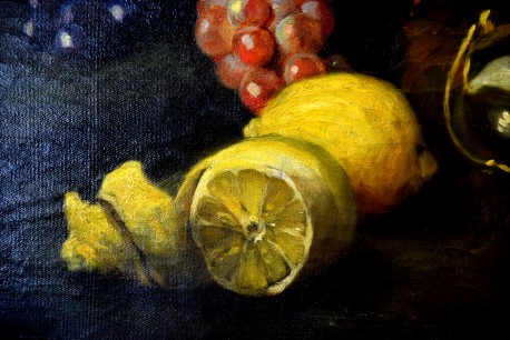 Früchte im Dunklen, Stillleben, Walter Graf von Looz-Corswarem, 1897