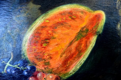 Früchte im Dunklen, Stillleben, Walter Graf von Looz-Corswarem, 1897