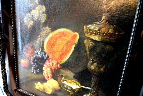 Früchte im Dunklen, Stillleben, Walter Graf von Looz-Corswarem, 1897