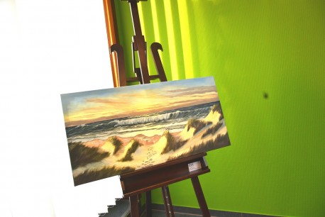 Dünen in der Brandung, signiert, 2003