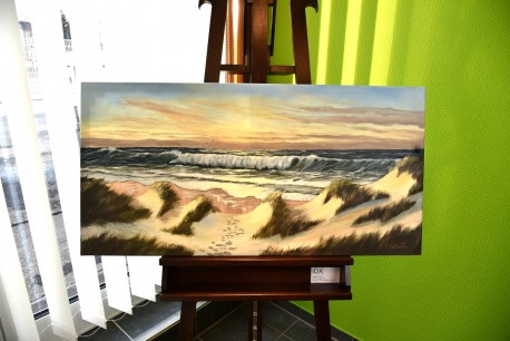 Dünen in der Brandung, signiert, 2003