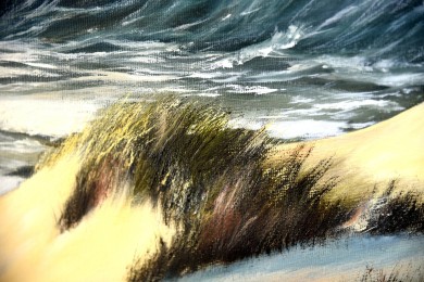 Dünen in der Brandung, signiert, 2003