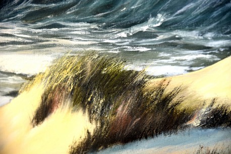 Dünen in der Brandung, signiert, 2003