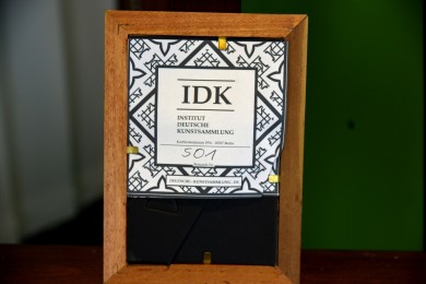 Amanita muscaria, Fliegenpilze im Wald, Miniatur, unsigniert, 1954