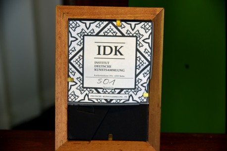 Amanita muscaria, Fliegenpilze im Wald, Miniatur, unsigniert, 1954