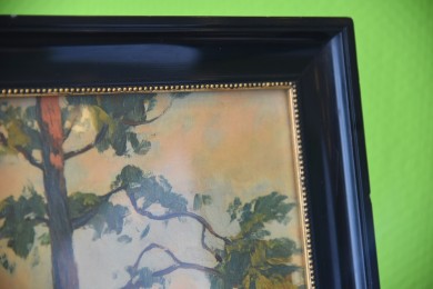 Historischer Kunstdruck, Leistikow, Walter, "Grunewaldsee"