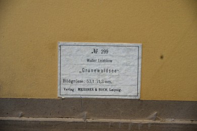 Historischer Kunstdruck, Leistikow, Walter, "Grunewaldsee"